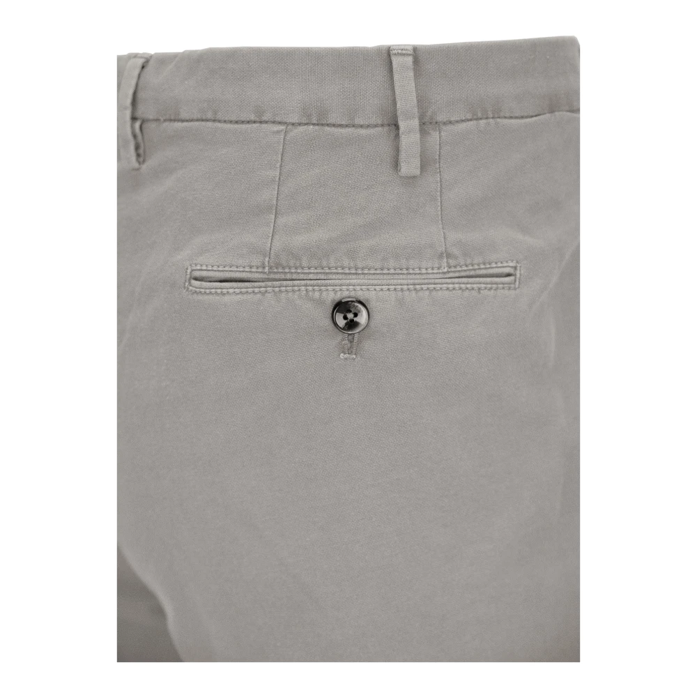 PT Torino Heren Broek met Knoopsluiting Gray Heren