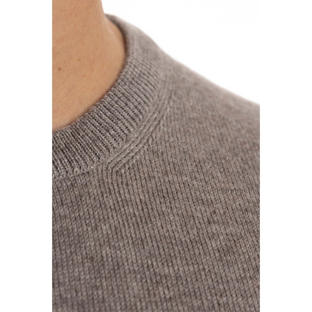 Barba Dove Grey Sweater met elastische banden Gray Heren