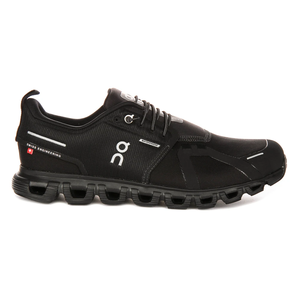 On Running Women's Black Cloud 6 Wp Mesh Trainers - Running Shoes - 3 1/2 Uk - Sport