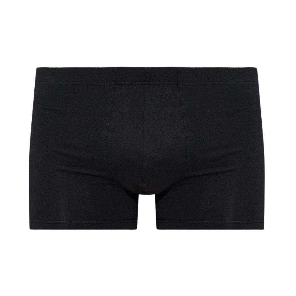 Hanro Hombre Negro - Boxers De Algodón - Underwear - M