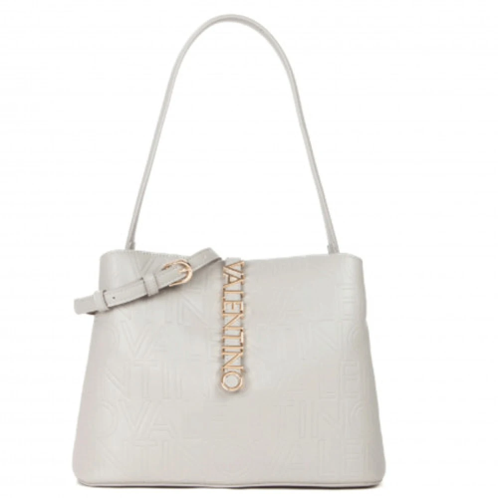 Valentino by Mario Valentino Grijze Grote Tote Tas met Valentino Details Gray Dames