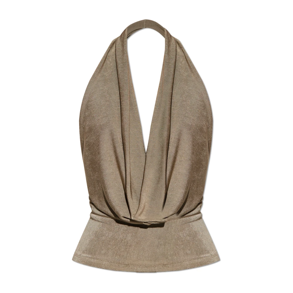 Misbhv Top zonder rug Beige Dames