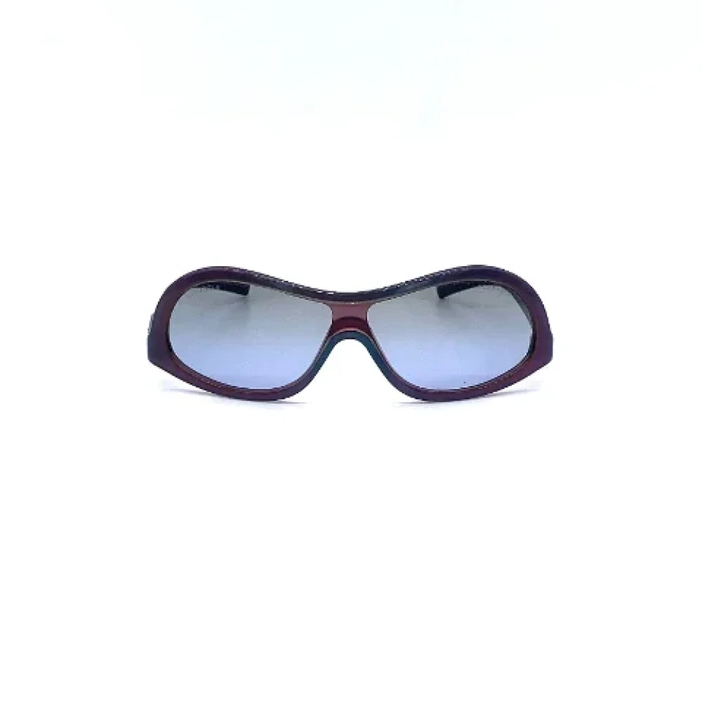 Chanel Vintage Pre-owned Acetate sunglasses Multicolor Dames