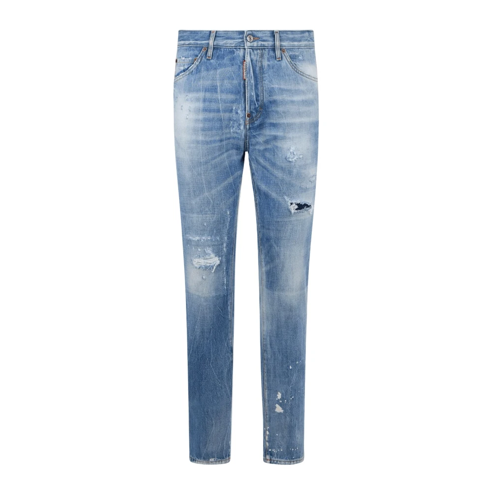 Dsquared2 Men's Blue Teddy Jeans - Slim Fit Jeans - 2XL - Jeans