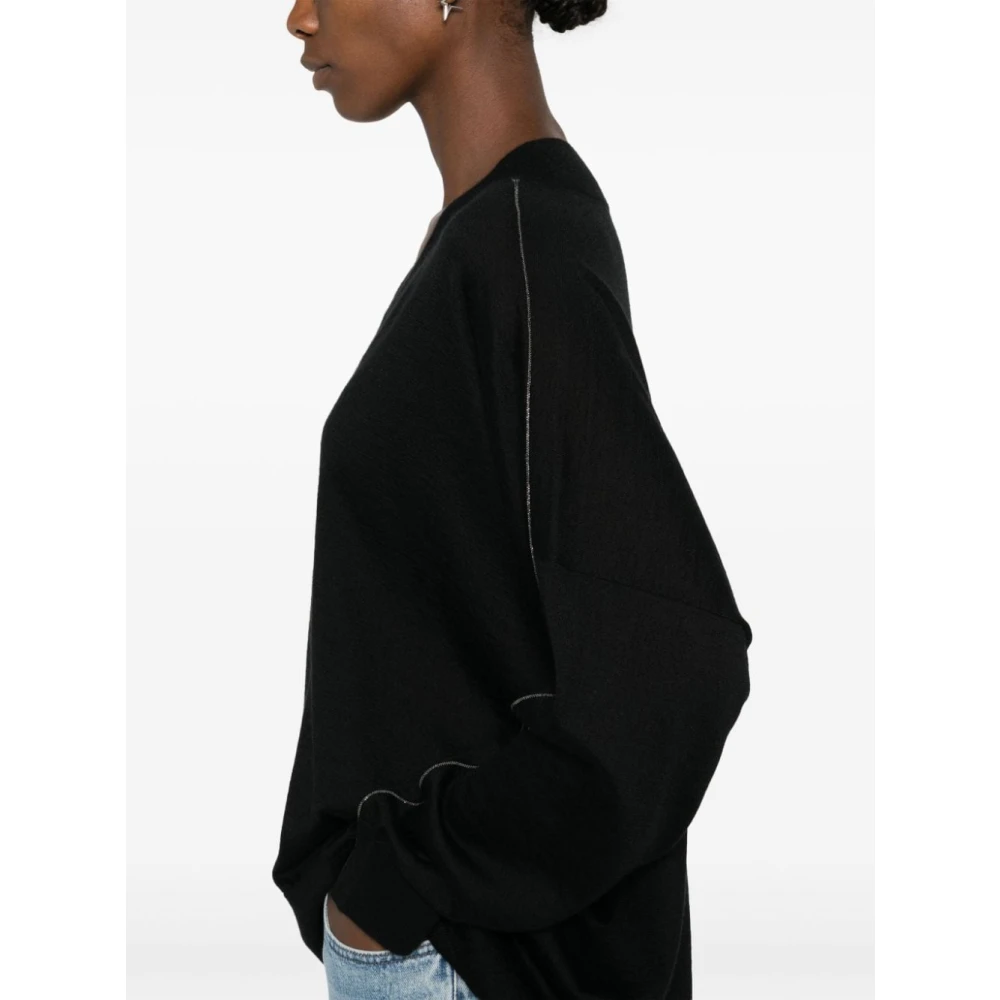 BRUNELLO CUCINELLI Stijlvolle Sweaters voor een Chic Look Black Dames