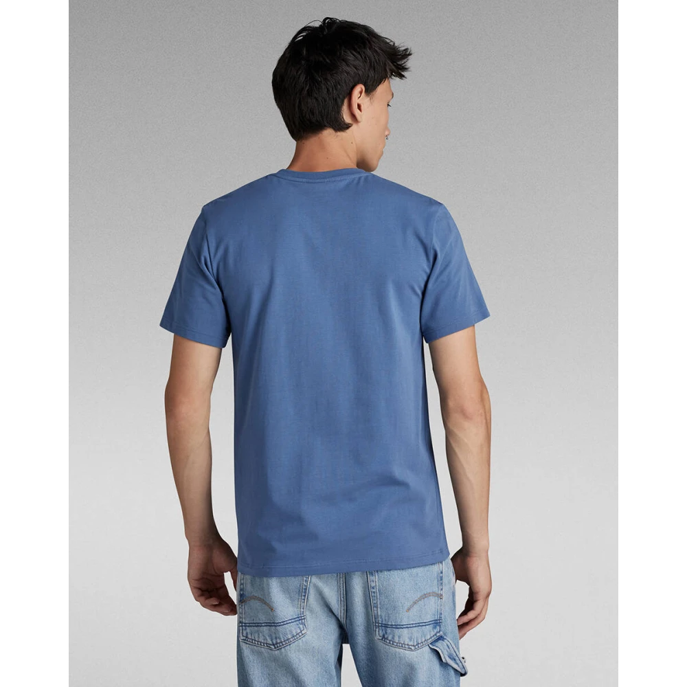 G-Star T-shirt korte mouw D19070-C723-G278 Blue Heren