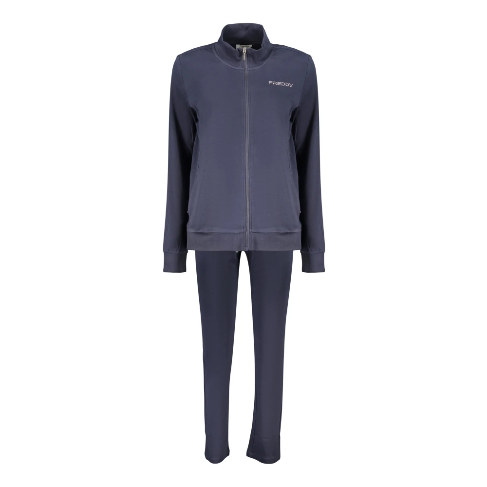 Freddy Femme Bleu Sport, Taille: 42 Fr Ensemble Sweat-Shirt Et Pantalon