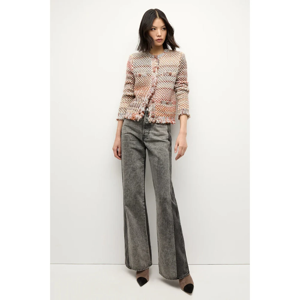 Veronica Beard Chique Gebreid Jasje met Ombré-palet Multicolor Dames