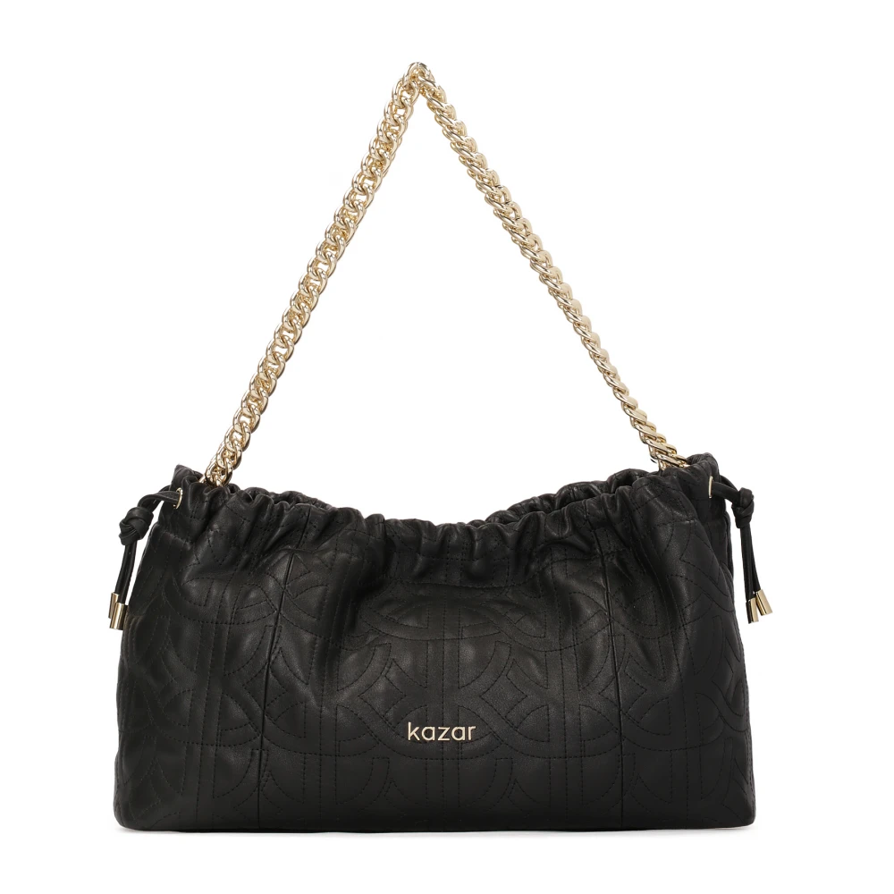 Kazar Handtas met schouderkettingen Black Dames
