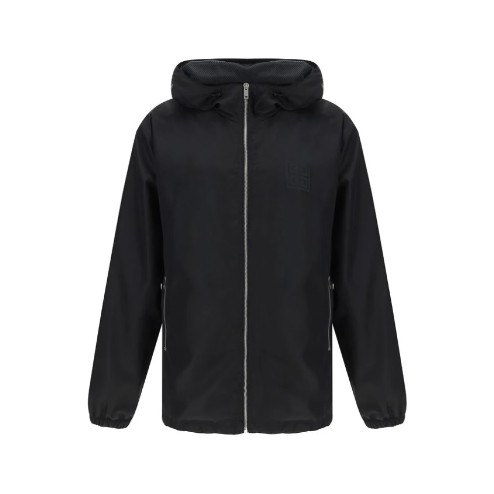 Givenchy Hoodie met rits Black Heren