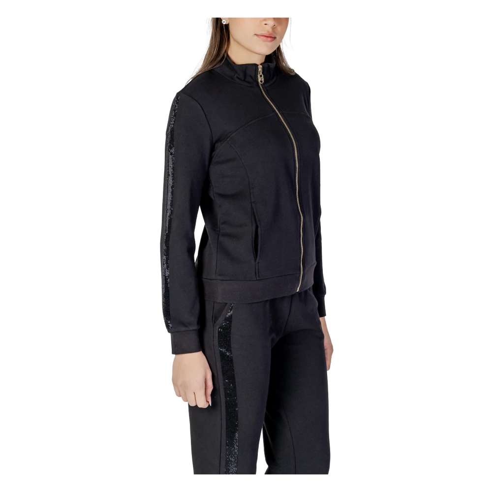 Liu Jo Lente Zomer Dames Onbedekte Sweatshirt Black Dames