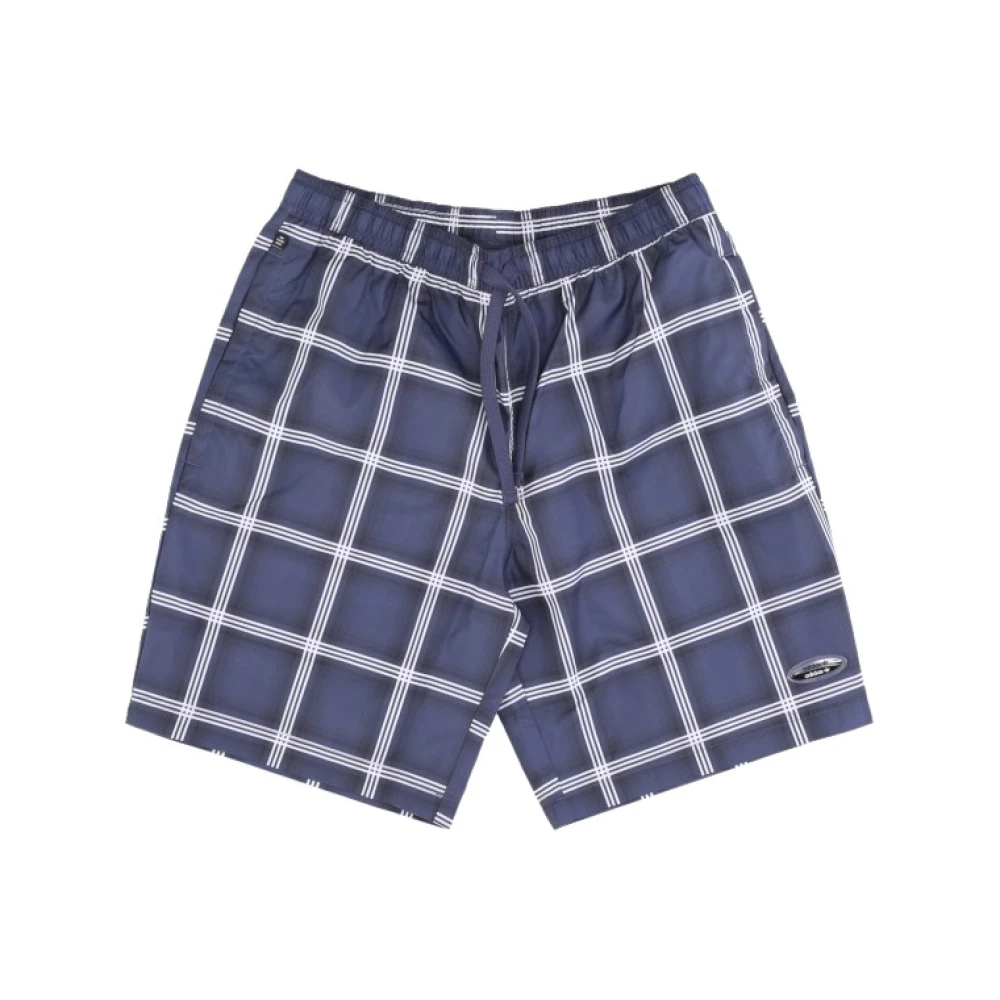 Adidas Kleurrijke Swim Shorts voor Streetwear Blue Heren