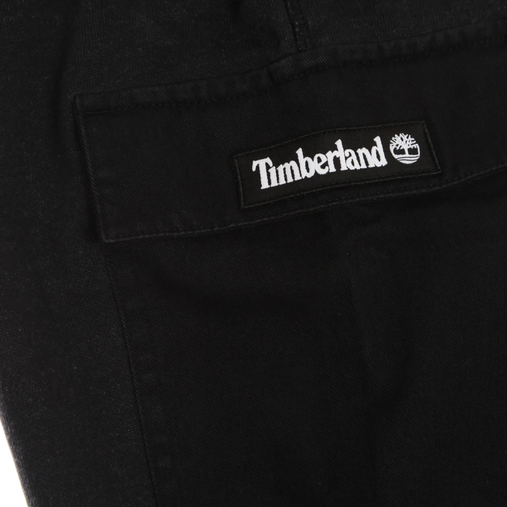 Timberland Cargo Sweatpants Lichtgewicht Trainingsbroek Black Heren