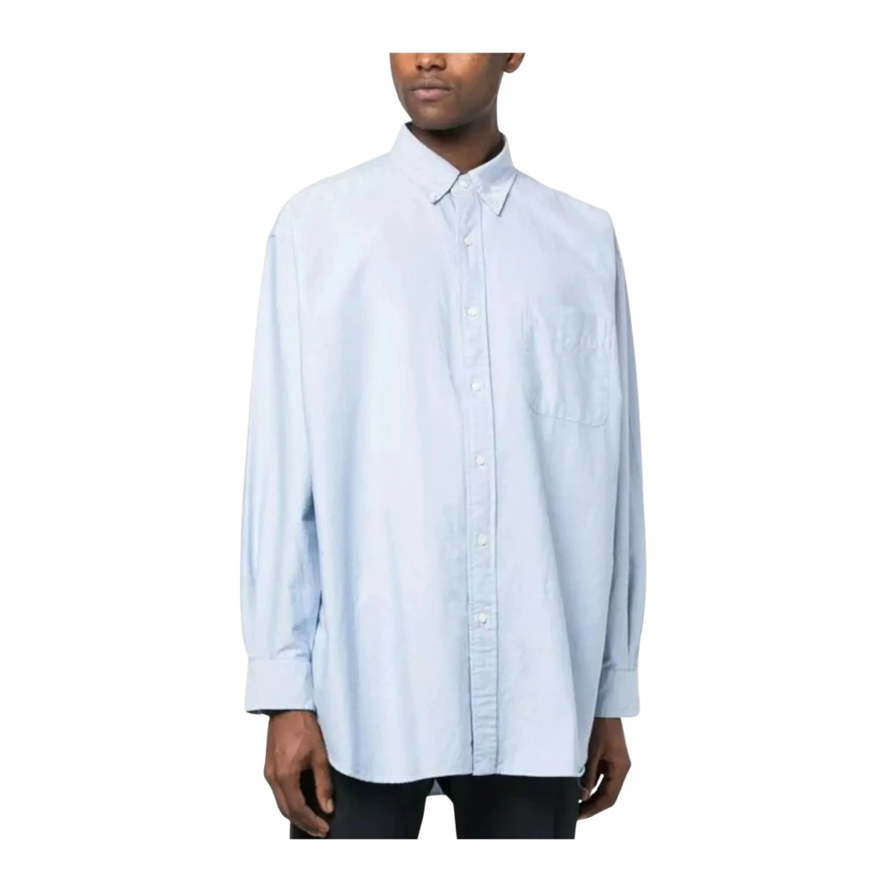 Ralph Lauren Blauw overhemd met zak Blue Heren