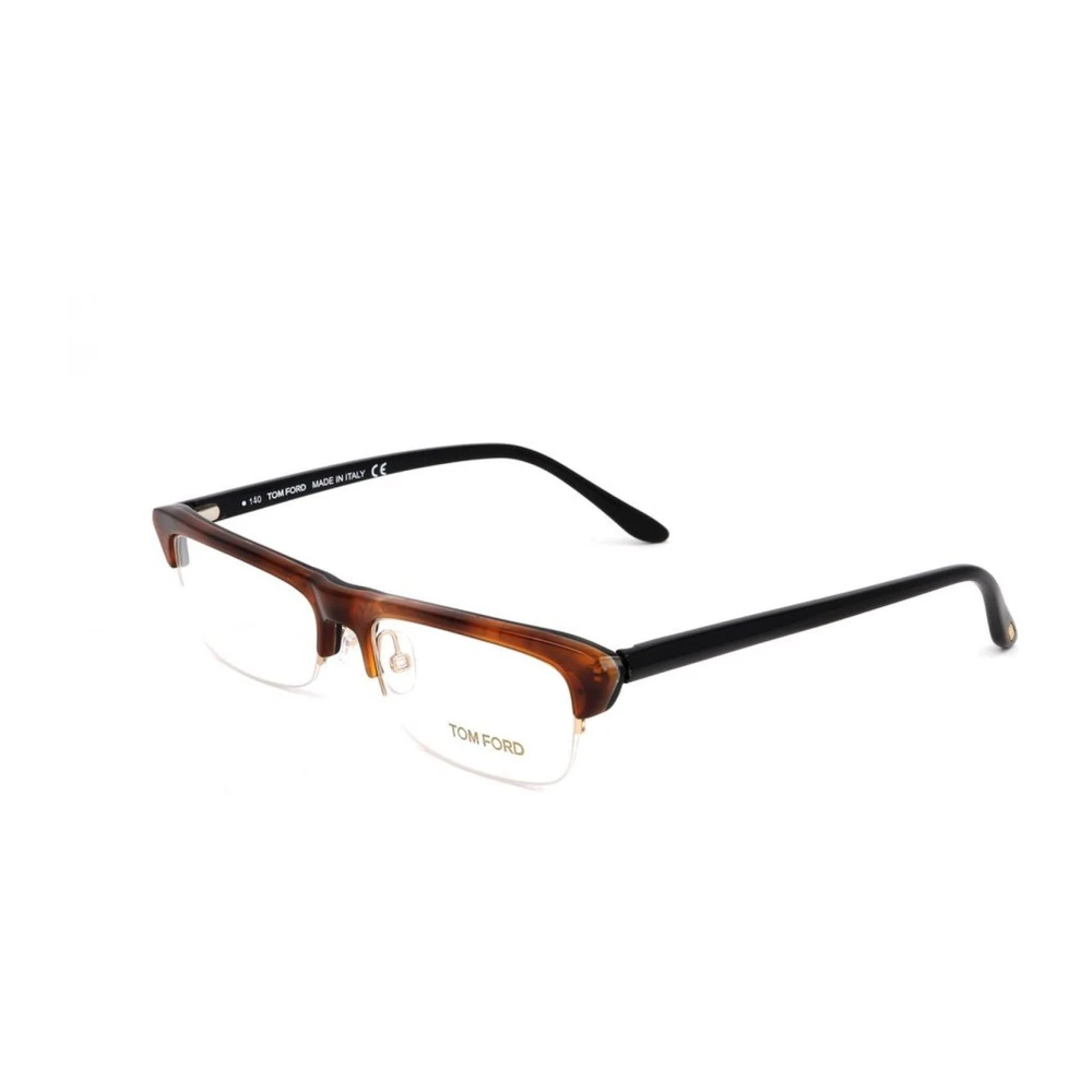 Tom Ford Bruine Acetaatframes met Havana-wijzerplaat Brown Dames