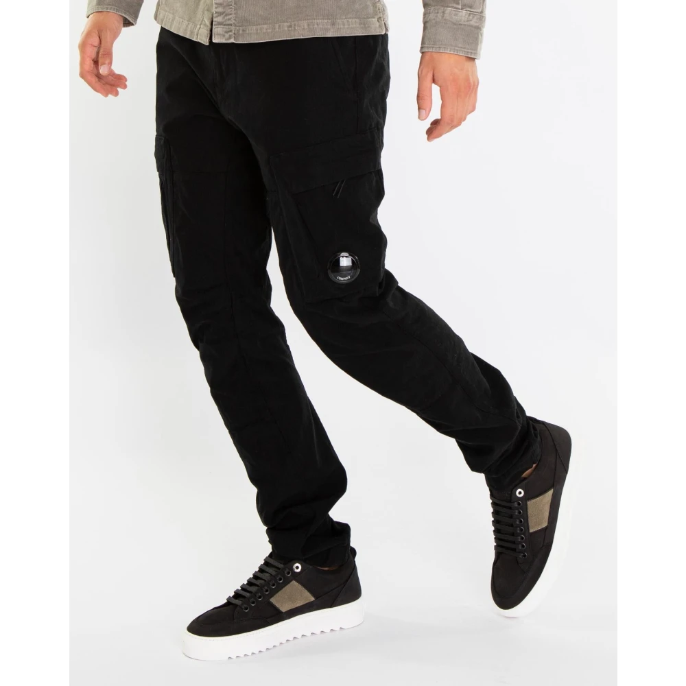 C.P. Company Cargo Broek in Ottomaanse Stijl Black Heren
