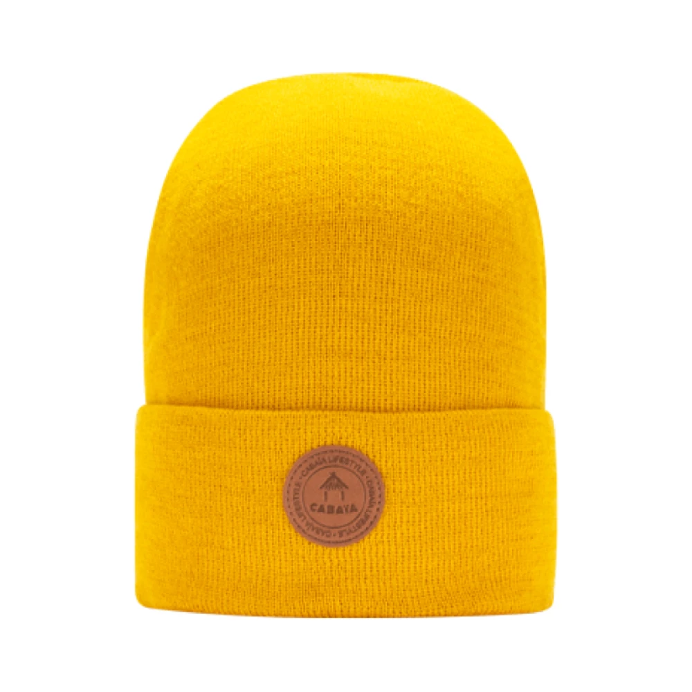 Cabaia Moderne Franse Stijl Wintermuts Yellow Unisex