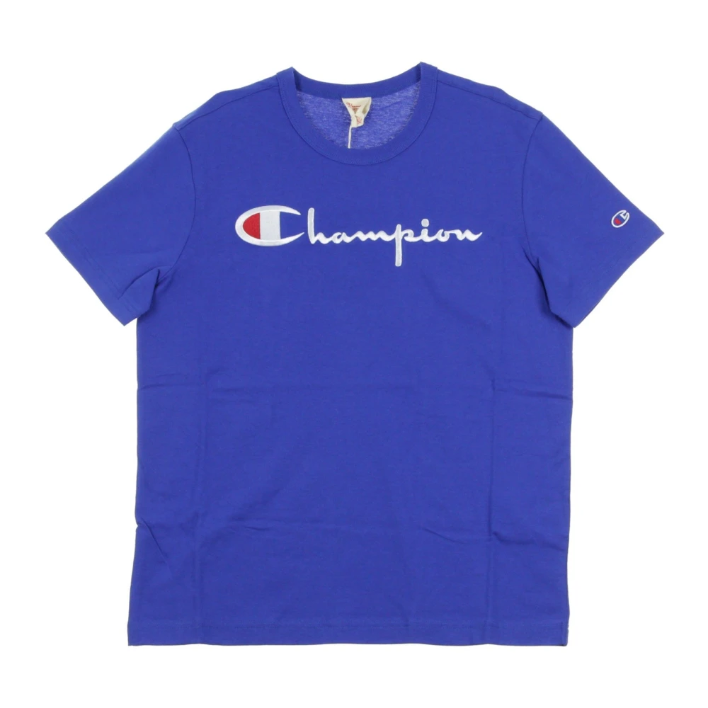Champion Men's Blue Crewneck Tee Shirt