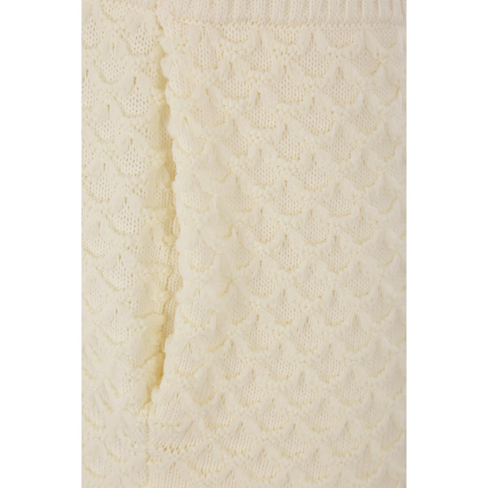 Casablanca Witte textuur katoenen shorts White Heren