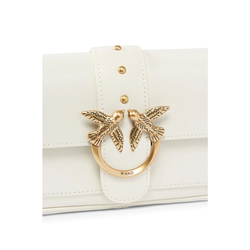 pinko Stijlvolle Love One Pocket C Vitello White Dames