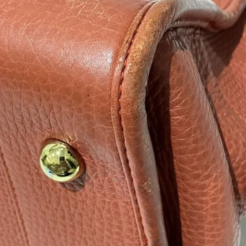 Loewe Pre-owned Leather handbags Red Dames