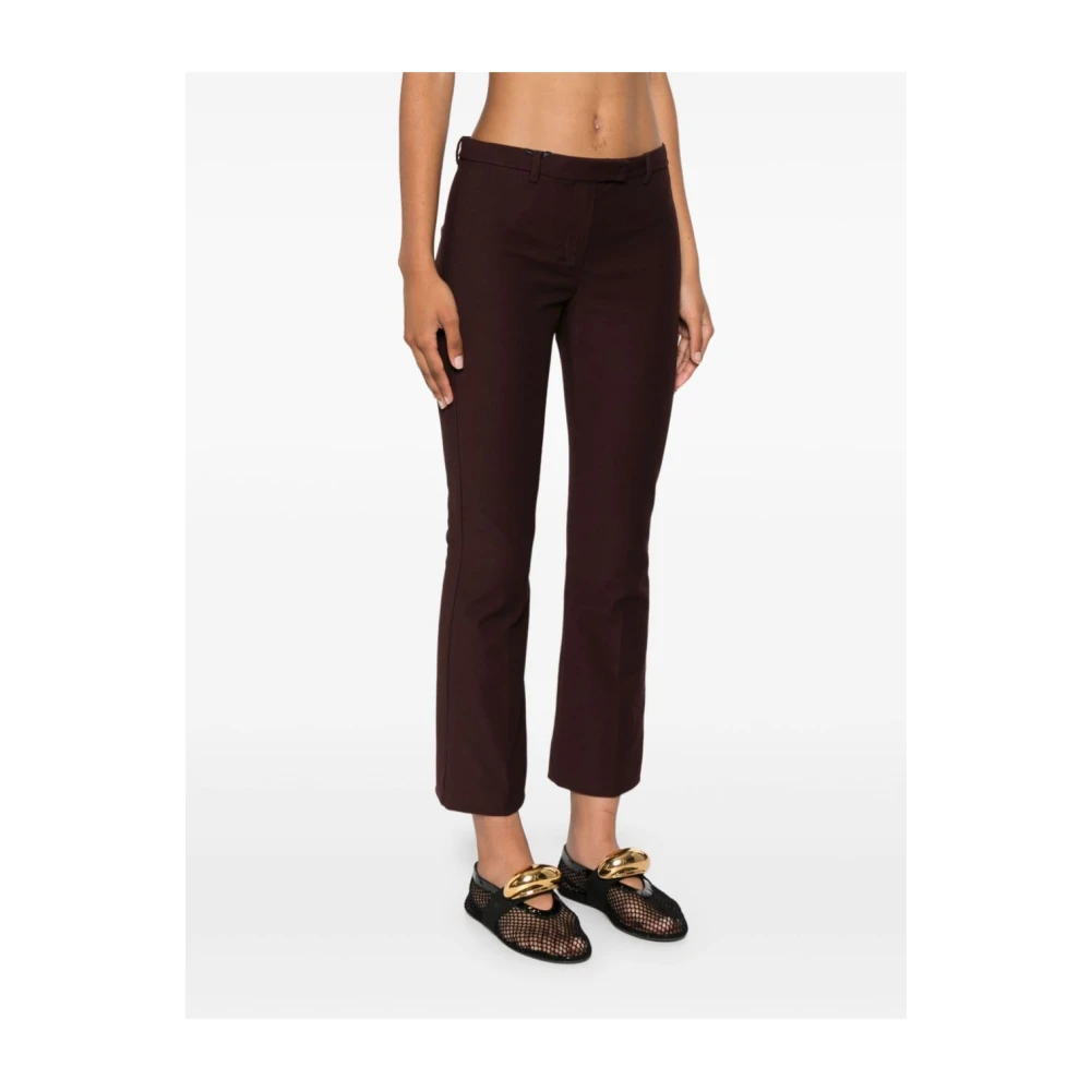 Max Mara Wijde broek Umanita 050 Brown Dames