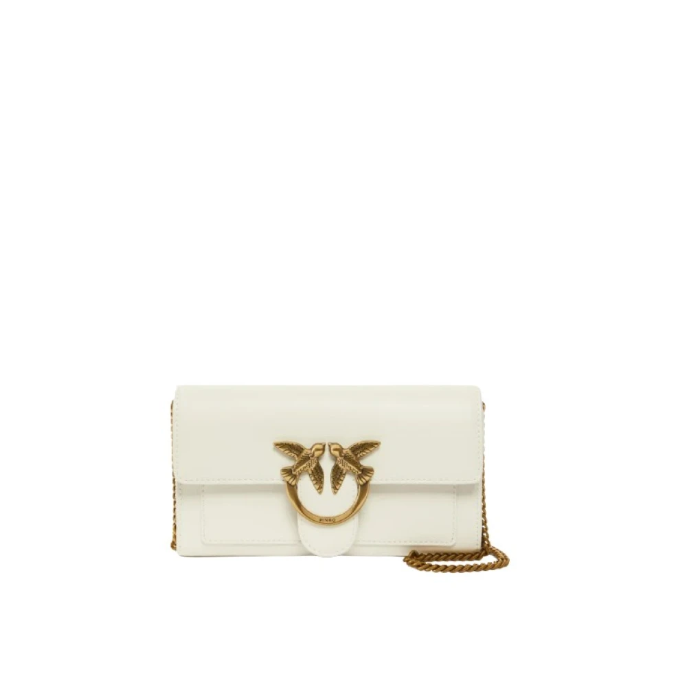 Pinko Vrouw Wit Tassen Dames, One Size, Love Bag Portemonnee