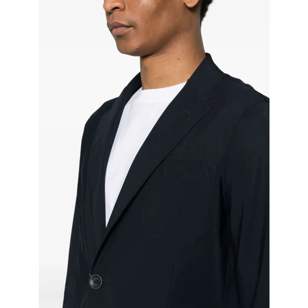 Herno Blauwe Jas Blue Heren