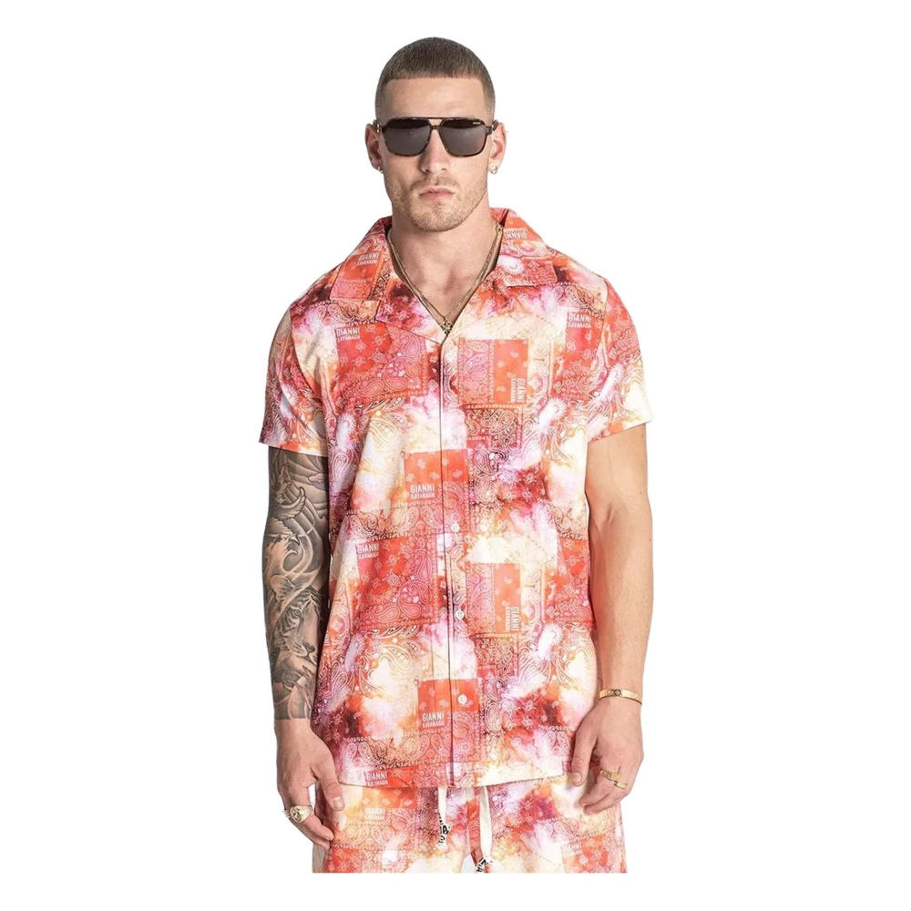 Gianni Kavanagh Hawaïshirt Multicolor Heren