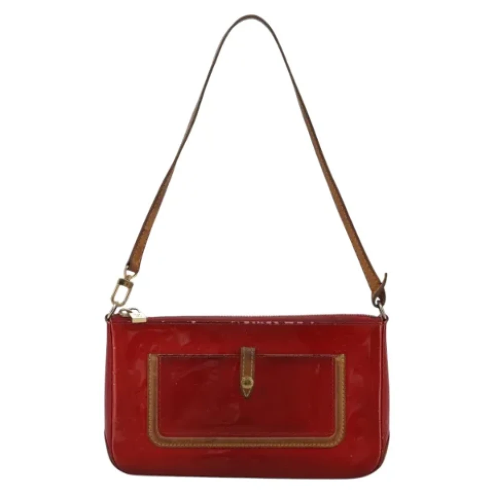 Louis Vuitton Vintage Pre-owned Leather pouches Red Dames