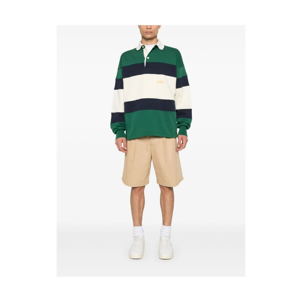 Autry Gestreept Polo Sweater Multicolor Heren