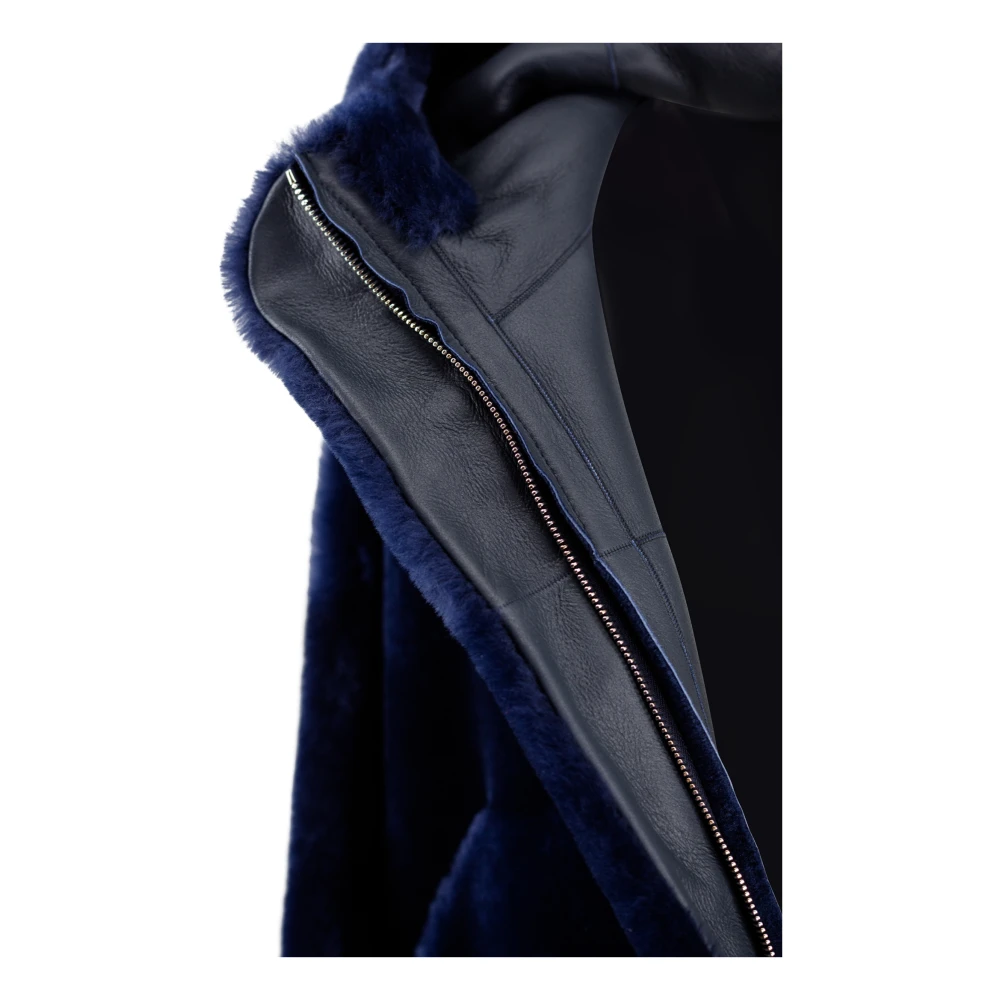 Blancha Blauwe Jassen voor Stijlvolle Outfits Blue Dames