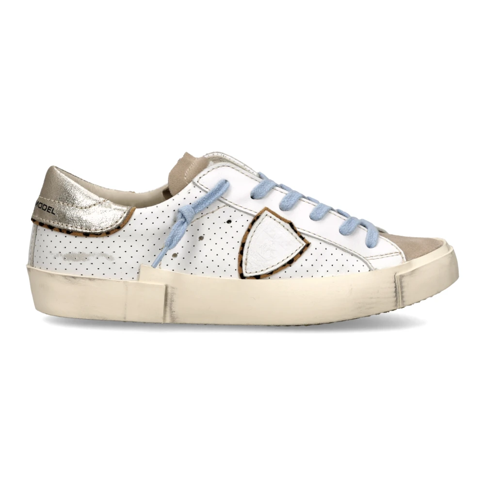 Philippe Model Women's White Sneakers, 7 Uk, Prsx Tennis