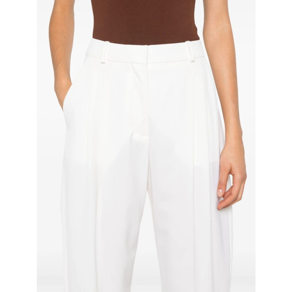 Stella Mccartney Witte Broek Aw24 White Dames