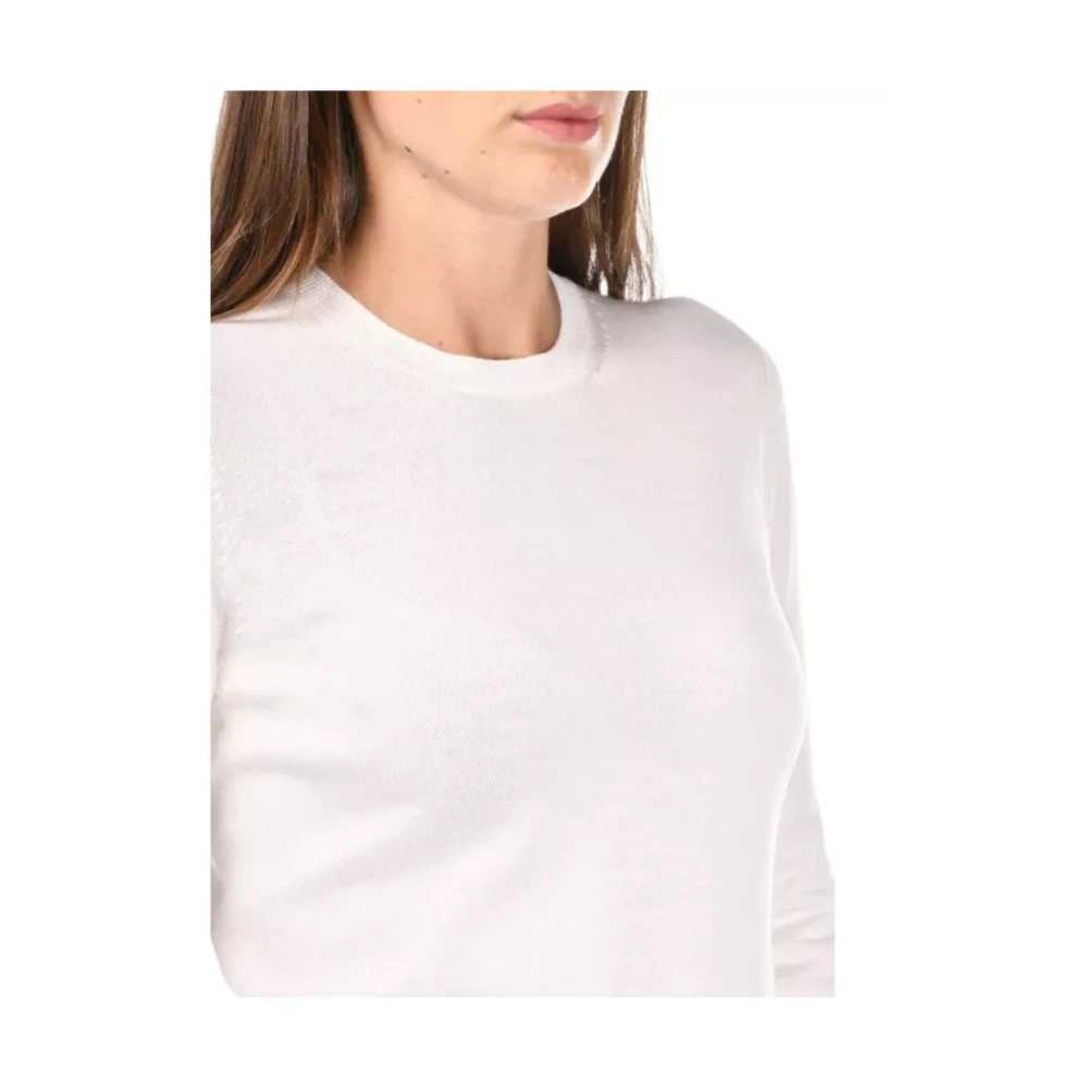 Gran Sasso Merino Wol Trui White Dames