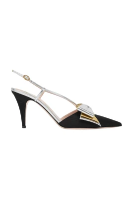 Platta Slingback Båge Skor