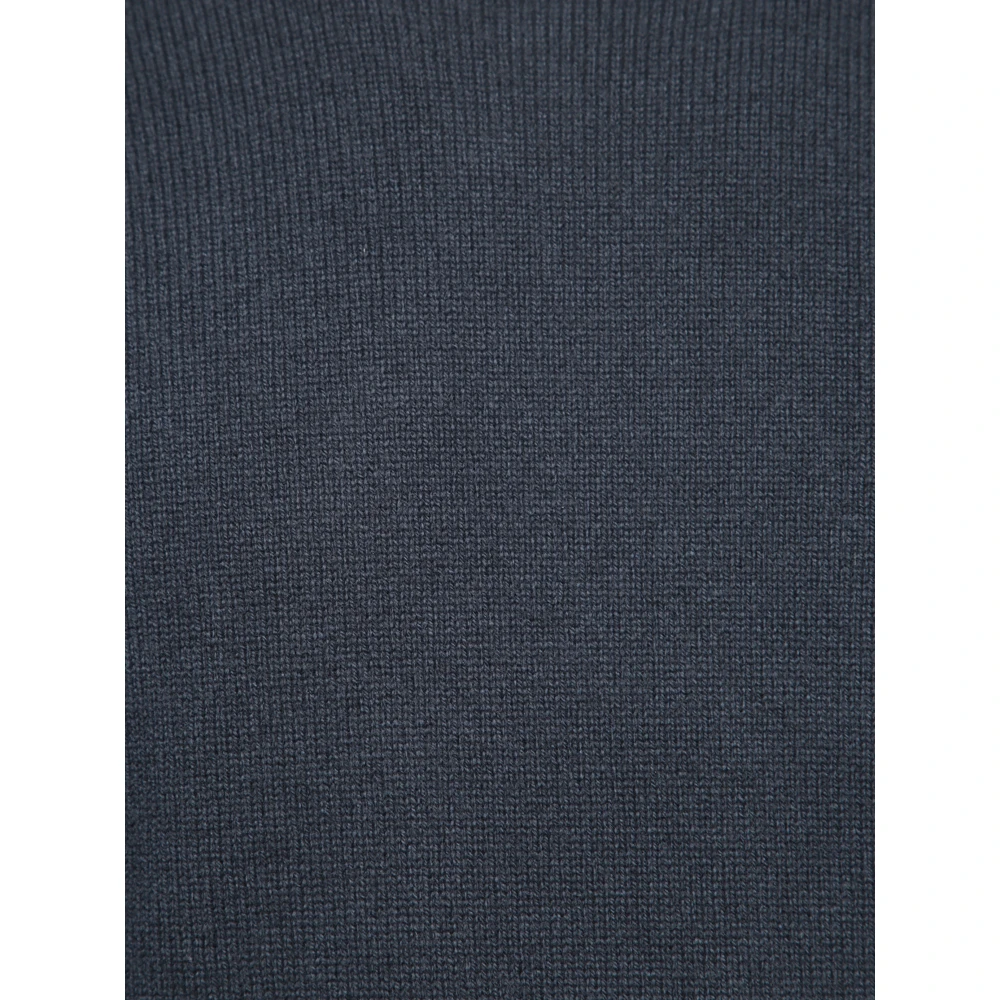 Dell'oglio Blauwe Gebreide Kleding voor Mannen Aw24 Blue Heren