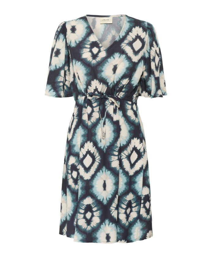 robe-tie-dye-avec-col-en-v