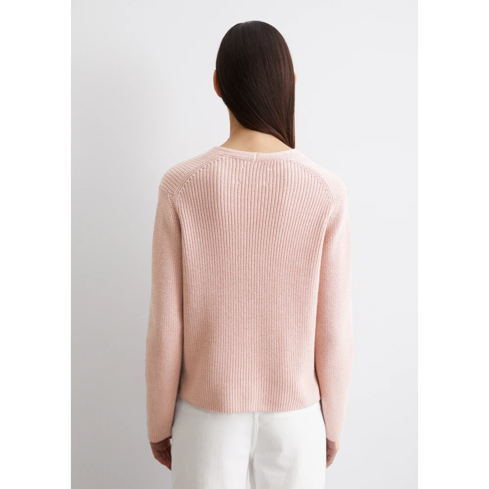 Marc O'Polo V-hals vest relaxed Pink Dames