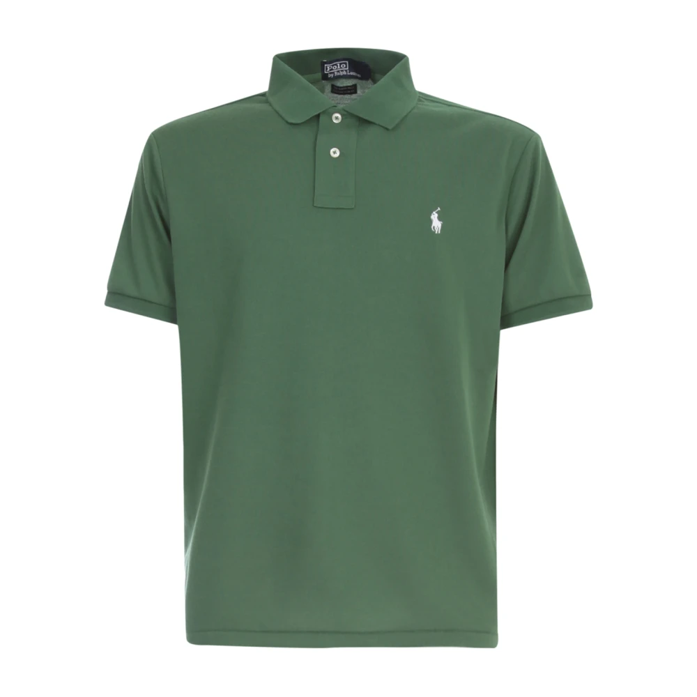 Polo Ralph Lauren Groene Earth Mesh Polo Shirt Green Heren