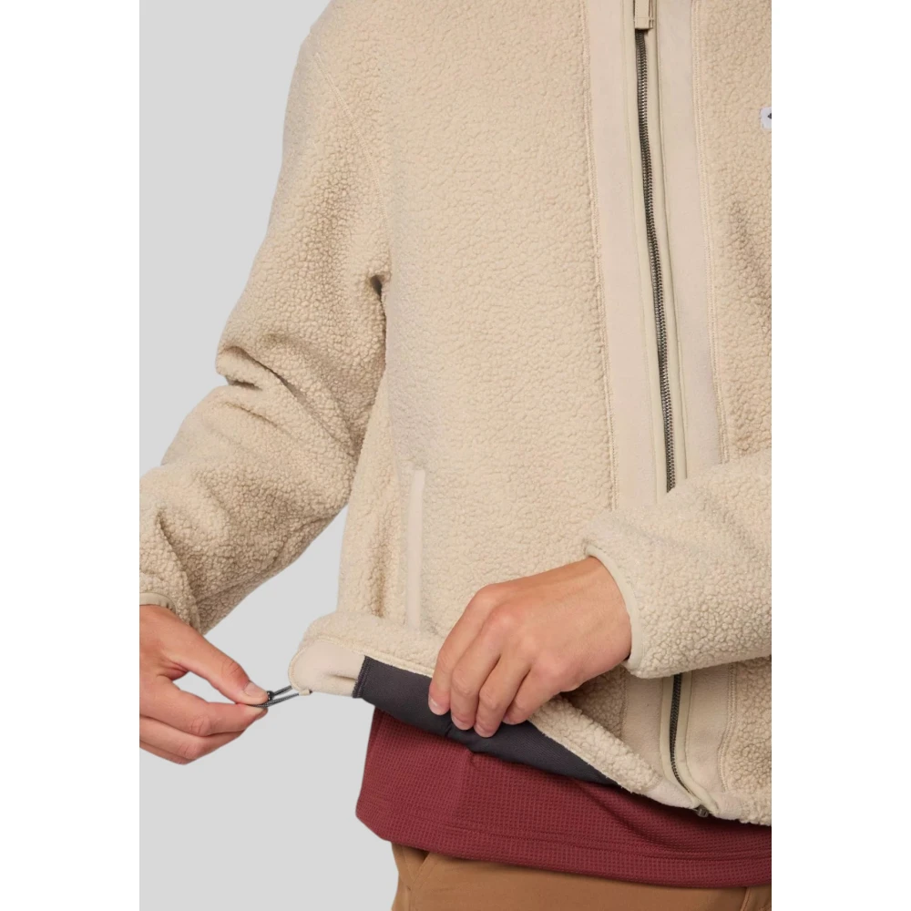 Columbia Zwarte Mesa Boucle Fleece Jas Beige Heren