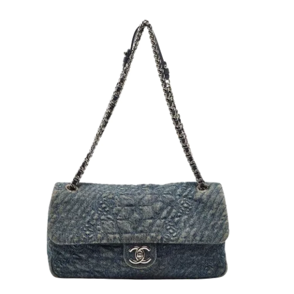 Chanel Vintage Pre-owned Denim chanel-bags Blue Dames