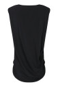 black-sleeveless-draped-topwear
