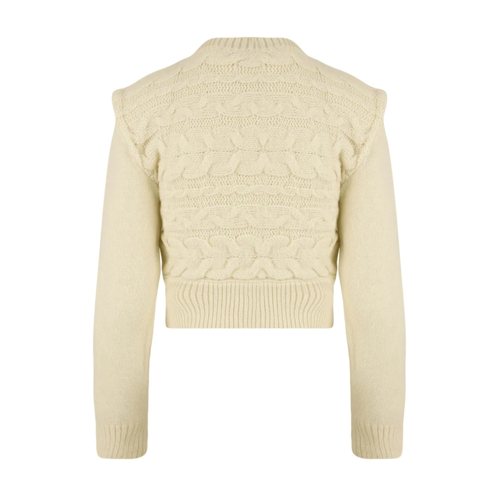 Akep Crème Truien voor Dames Beige Dames