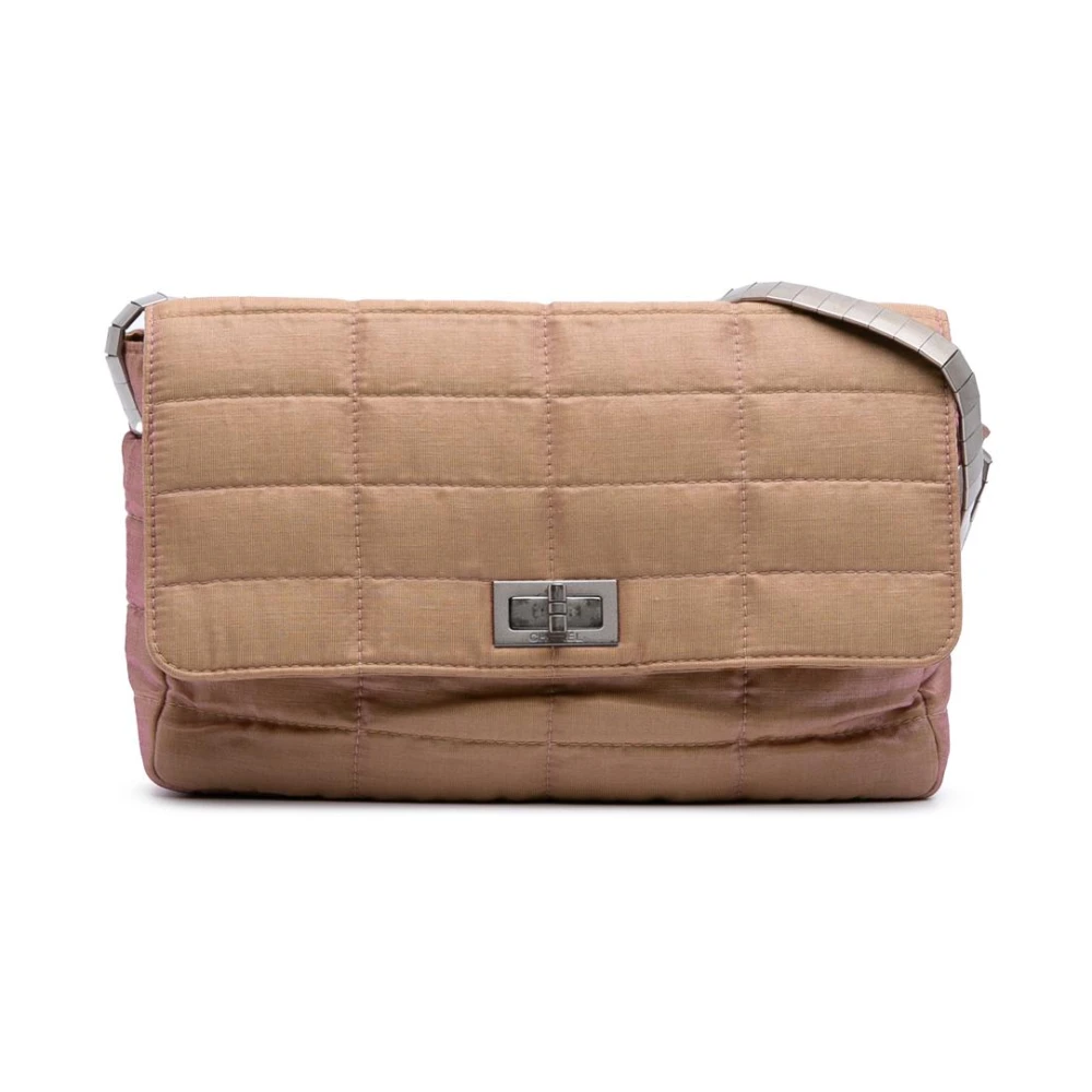 Chanel Vintage Women's Brown Pre-Owned Reissue Flap Bag Quilted Design
