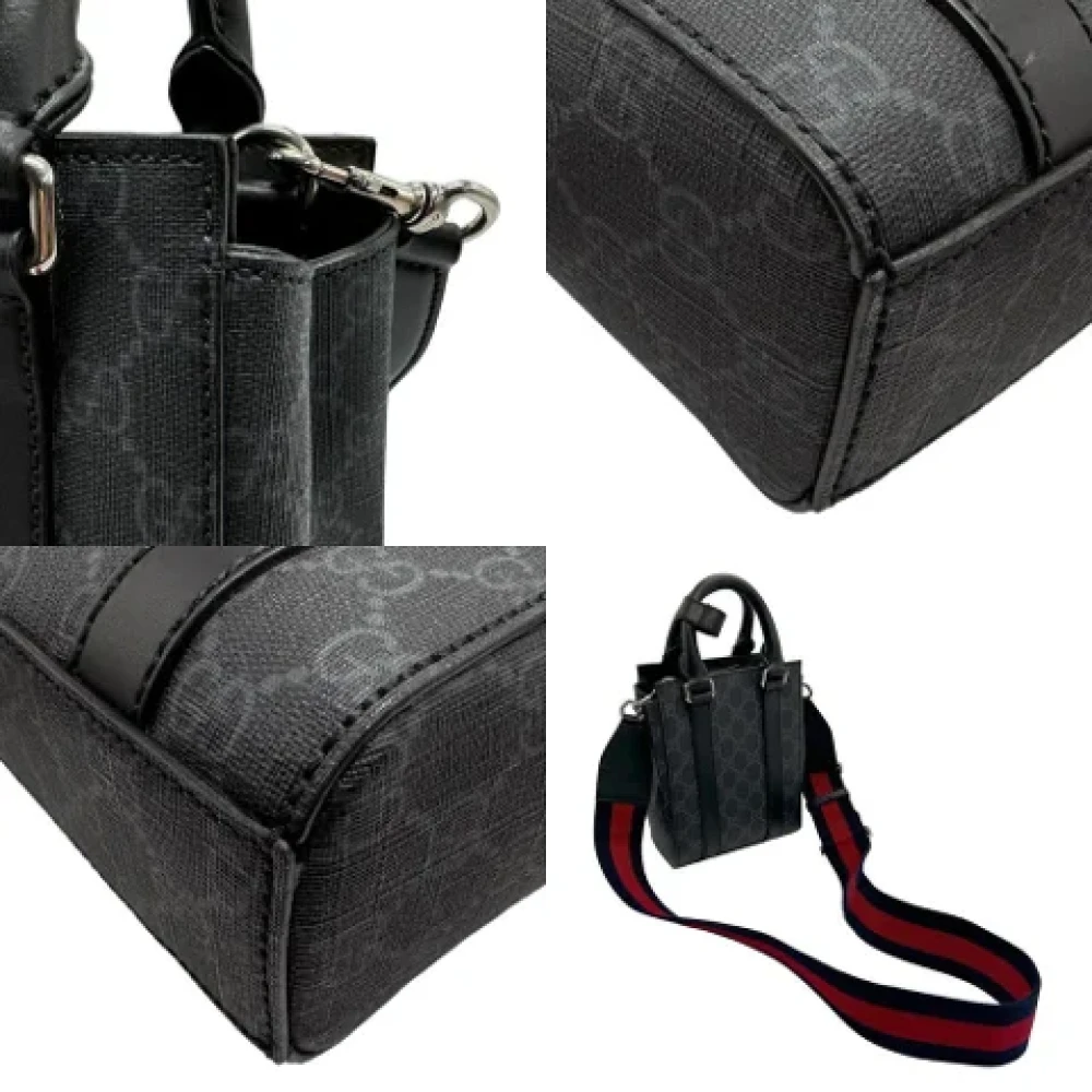 Gucci Vintage Pre-owned Plastic gucci-bags Black Dames