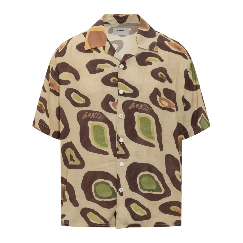 Bonsai Bowling Shirt Oversized Fit Multicolor Heren