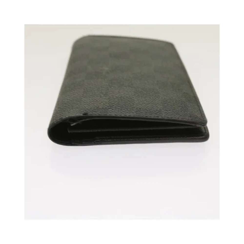 Louis Vuitton Vintage Pre-owned Coated canvas wallets Black Dames