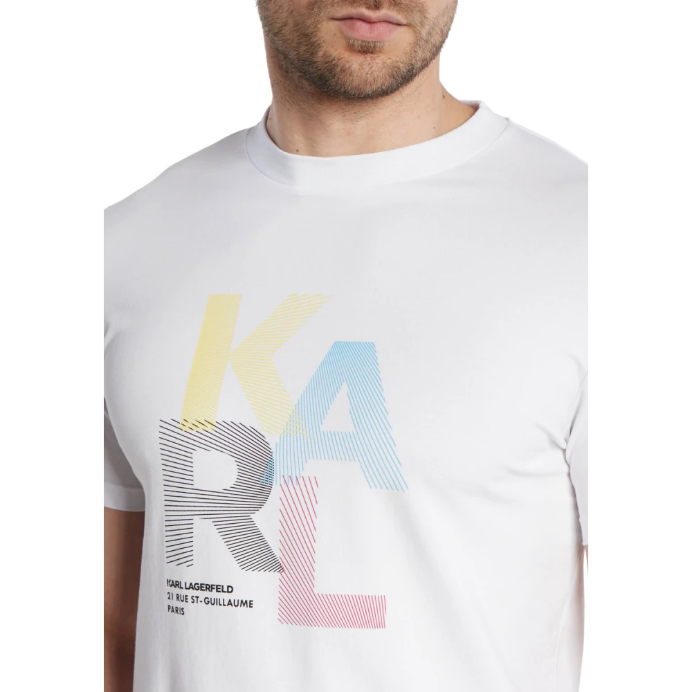 Karl Lagerfeld Crewneck T-shirt 542221 755037 White Heren