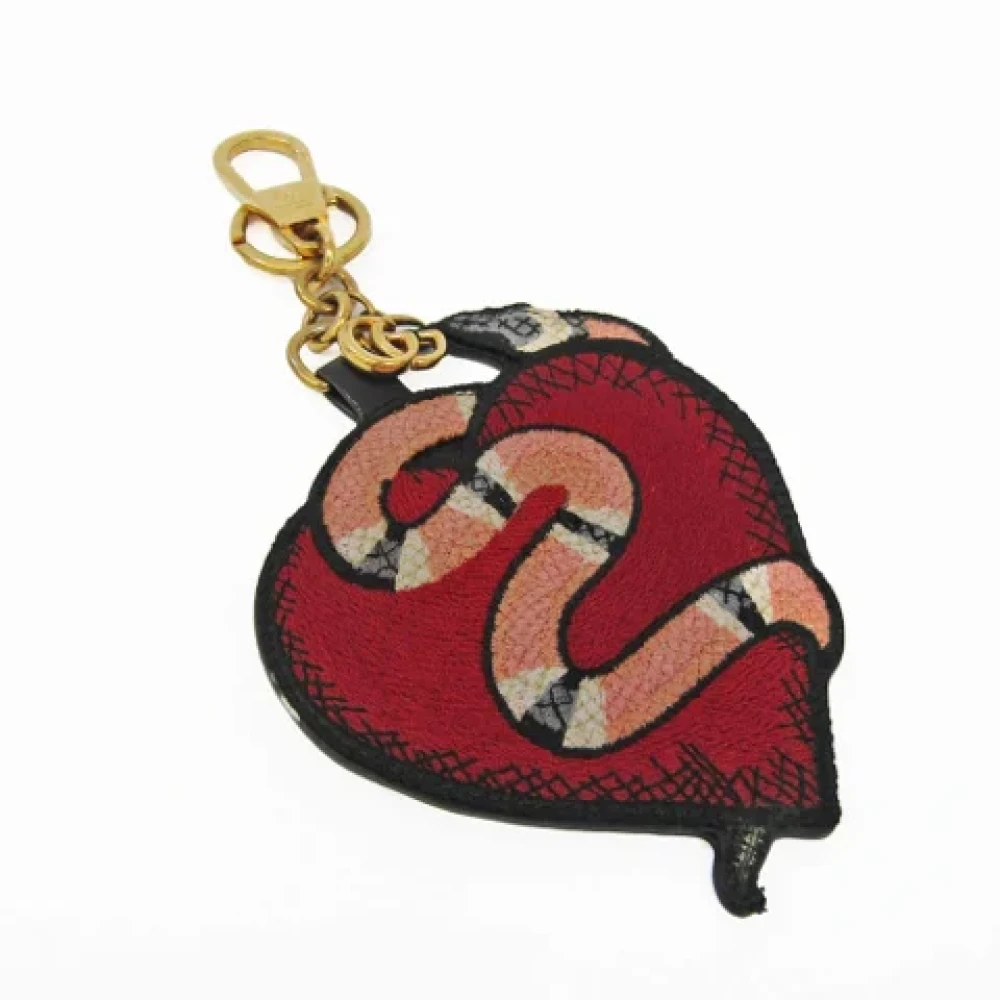 Gucci Vintage Pre-owned Canvas key-holders Red Dames